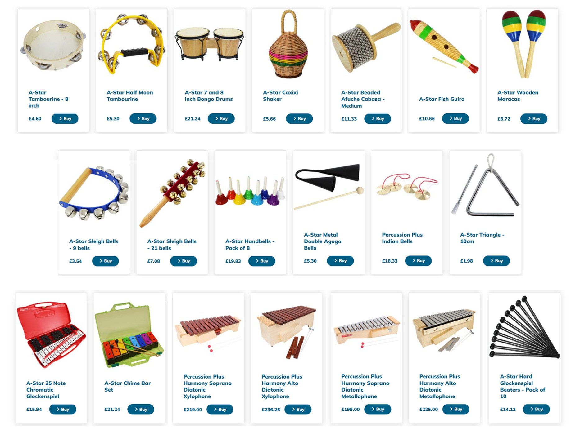 Percussion instruments