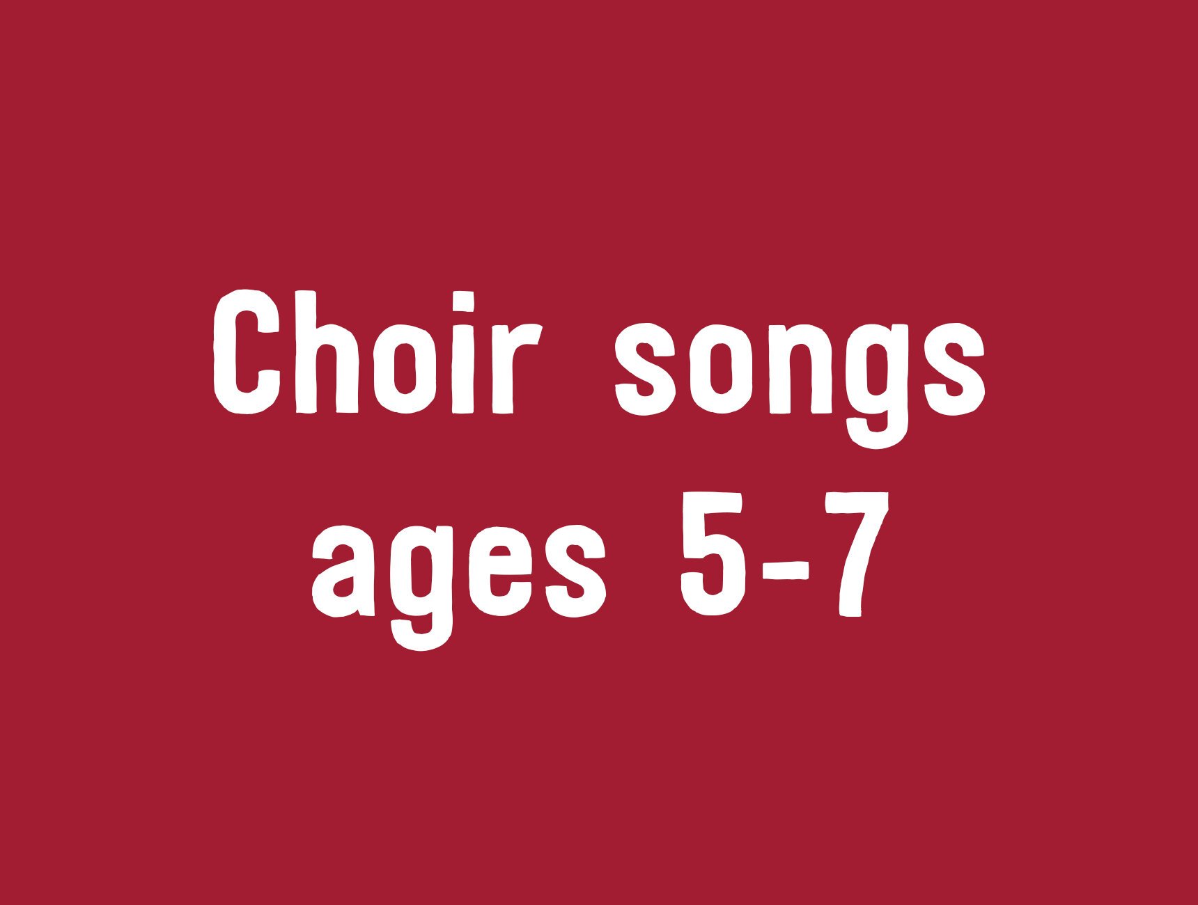 Ages 5-7