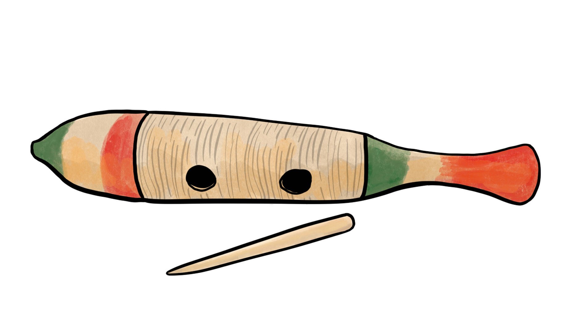 How to play the guiro