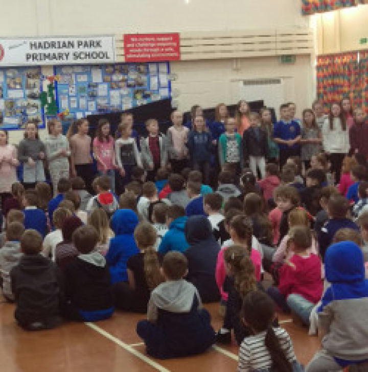 Sing Up Day: Hadrian Park Primary visit