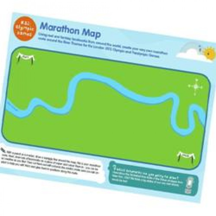 Keep KS1 moving: Fantasy marathon map