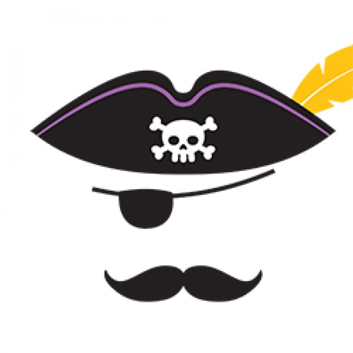 Pirate hat template